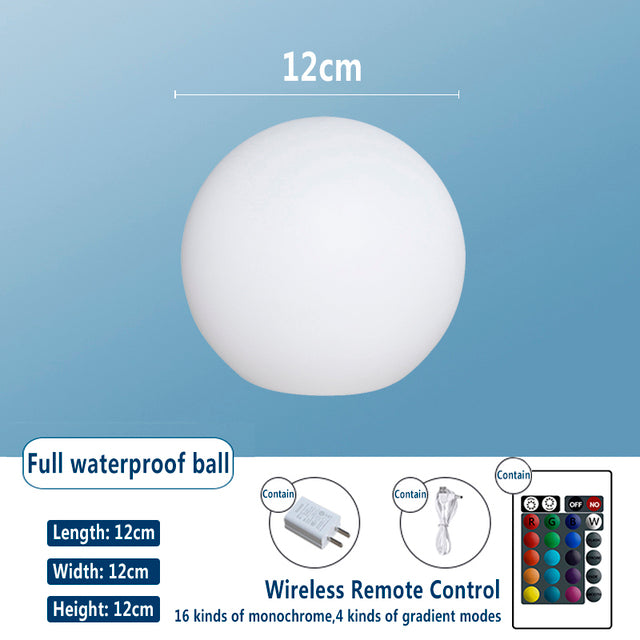 Colorful LED Garden Glowing Ball Lights for Outdoors